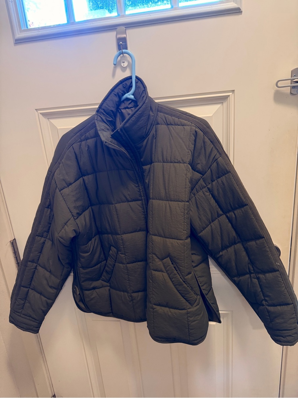 Women’s Quilted Puffer Jacket - Dark Green